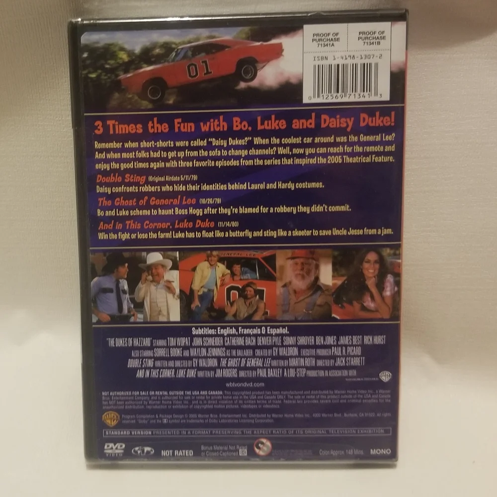 NWT Dukes of Hazzard favorite episodes  dvd - Picture 3 of 3